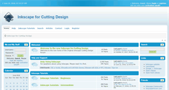 Desktop Screenshot of inkscapecuttingdesign.com